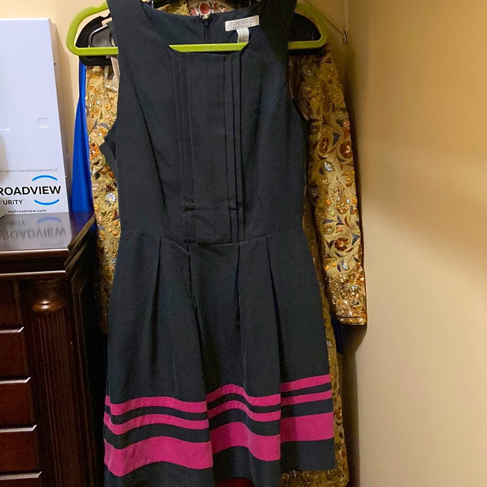 Forever 21 soft black/dark charcoal color with pink dress